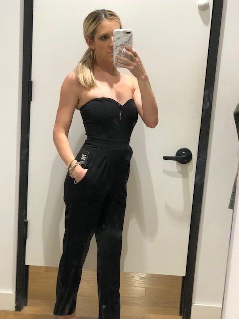 strapless jumpsuit express